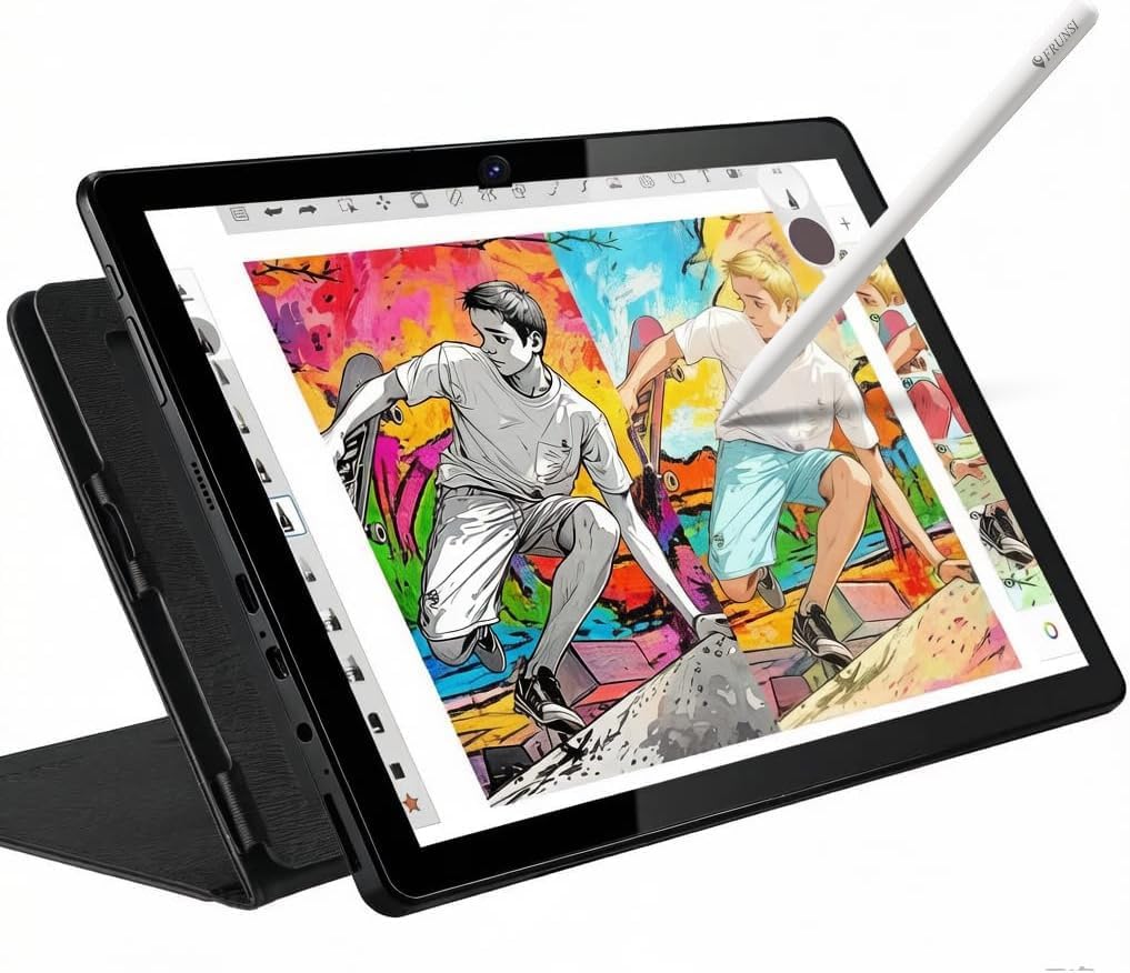 T11 Pro Standalone Drawing Tablet with Screen,No Computer needed,10.1 inch FHD Display,Octa-Core CPU,Pre-installed Sketchbook & Flipaclip - Ideal for Student, Digital Artists, Designers