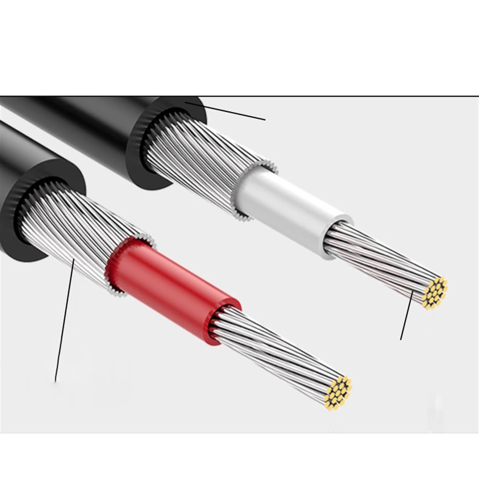 Cable de interconexión de audio Cable de guitarra 3,5 mm a doble adaptador 6,35, cable audio, longitudes múltiples(20 Meters)