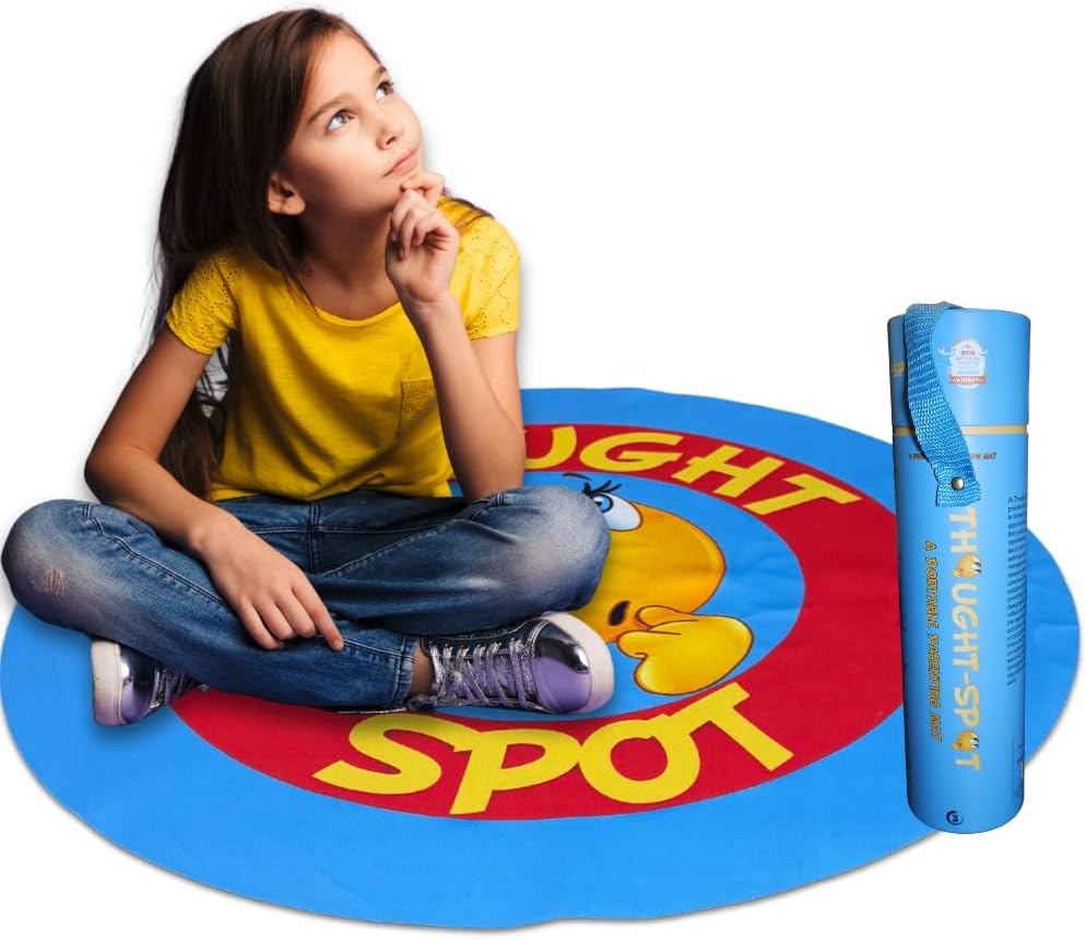 Portable Parenting Time Out Mat Enhances Discipline & Fosters Positive Behavior; Discipline Tool; Alternative to Time Out Chair for Toddlers; For Calm Down Corner; 24 inch Floor Seating for Classroom Portable Parenting Time Out Mat Enhances Discipline & Fosters Positive Behavior; Discipline Tool; Alternative to Time Out Chair for Toddlers; For Calm Down Corner; 24 inch Floor Seating for Classroom