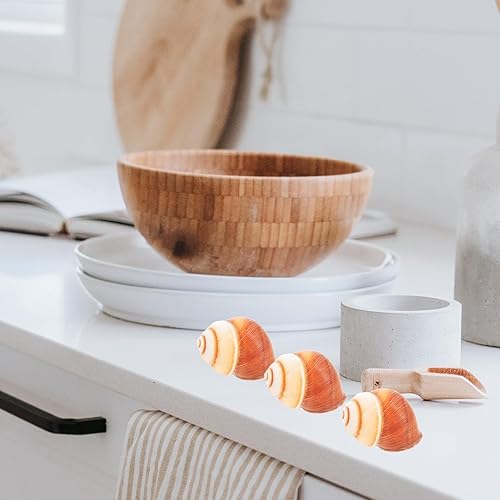 Miniatura 2 de Alipis 5 piezas de caracol real Escargot caracol francés resistente al calor seguro para horno microondas para decoración de restaurante