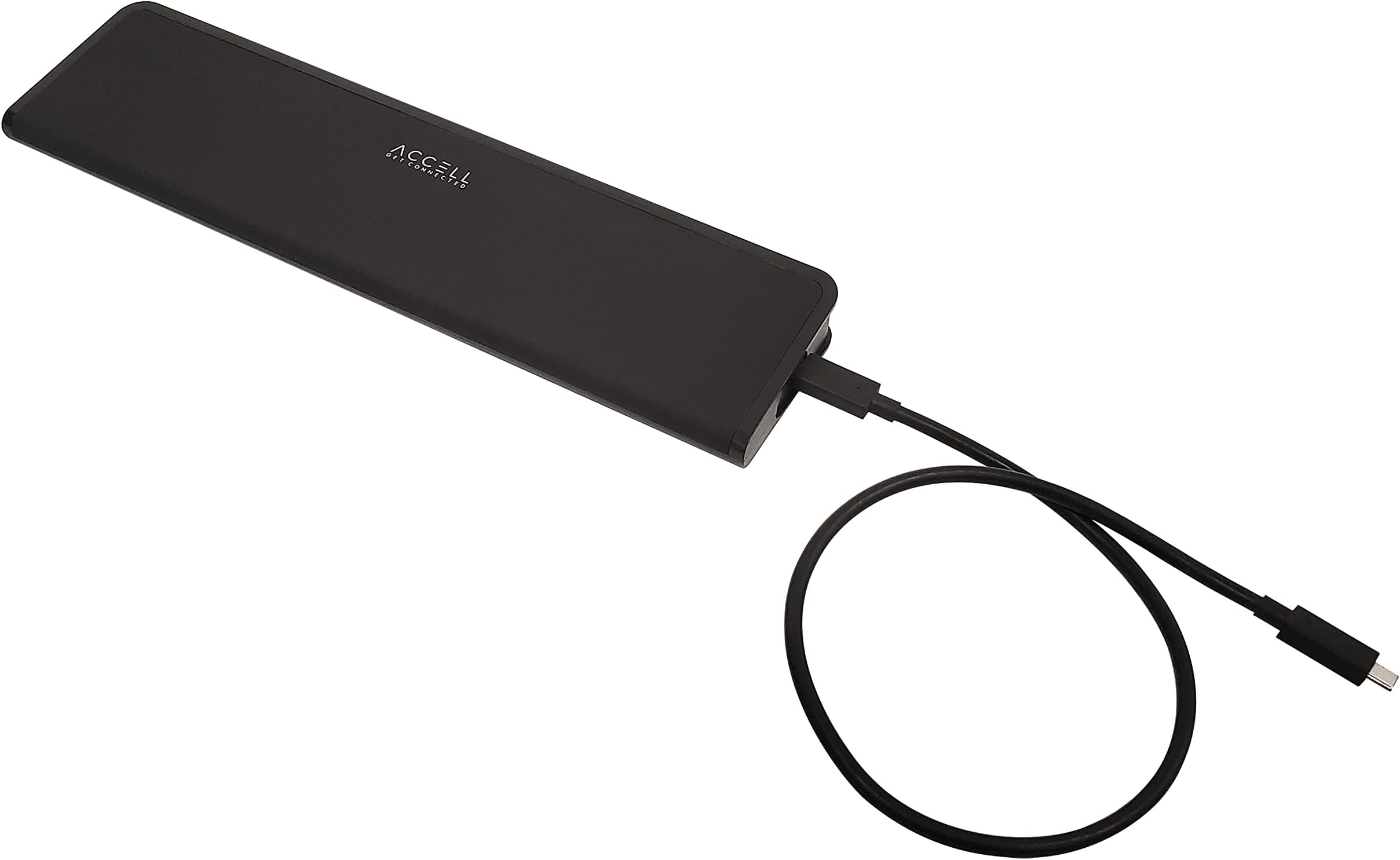 AccellInstantView USB-C 4K Docking Station - 2 HDMI, 3 USB 3.1 Gen 2 10 Gbps, Gigabit Ethernet and Audio Ports Compatible with Microsoft Windows, MacBooks, Chromebooks, and Android.