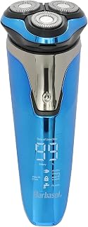 Barbasol Afeitadora recargable en seco y húmedo, unisex, cuidado personal para hombre, para afeitado apurado, incluye batería recargable, color plateado