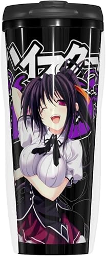 Ekocev Anime High School Dxd Akeno Himejima - Tazas de café portátiles con doble aislamiento al vacío, tazas de viaje de moda