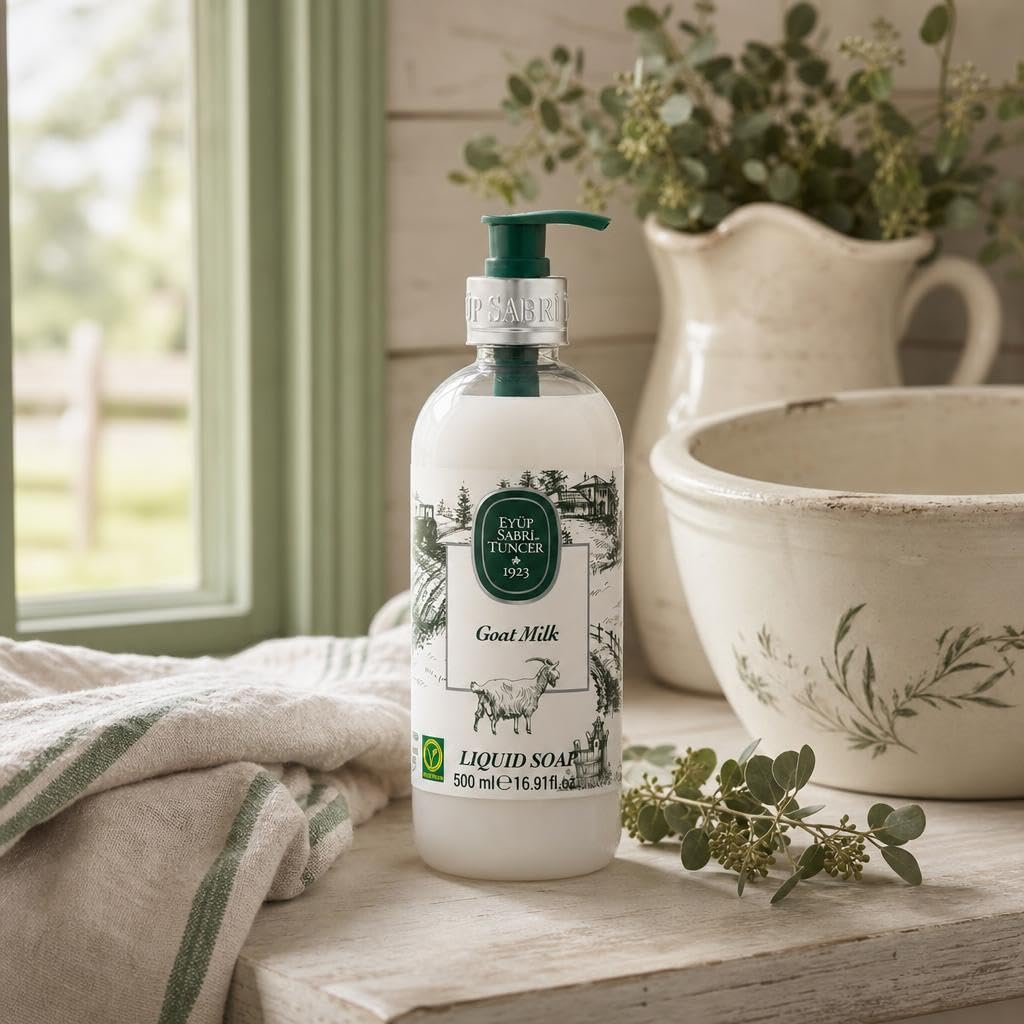 Eyüp Sabri Tuncer Doğal Zeytinyağlı Sıvı Sabun Keçi Sütü (500 ml)