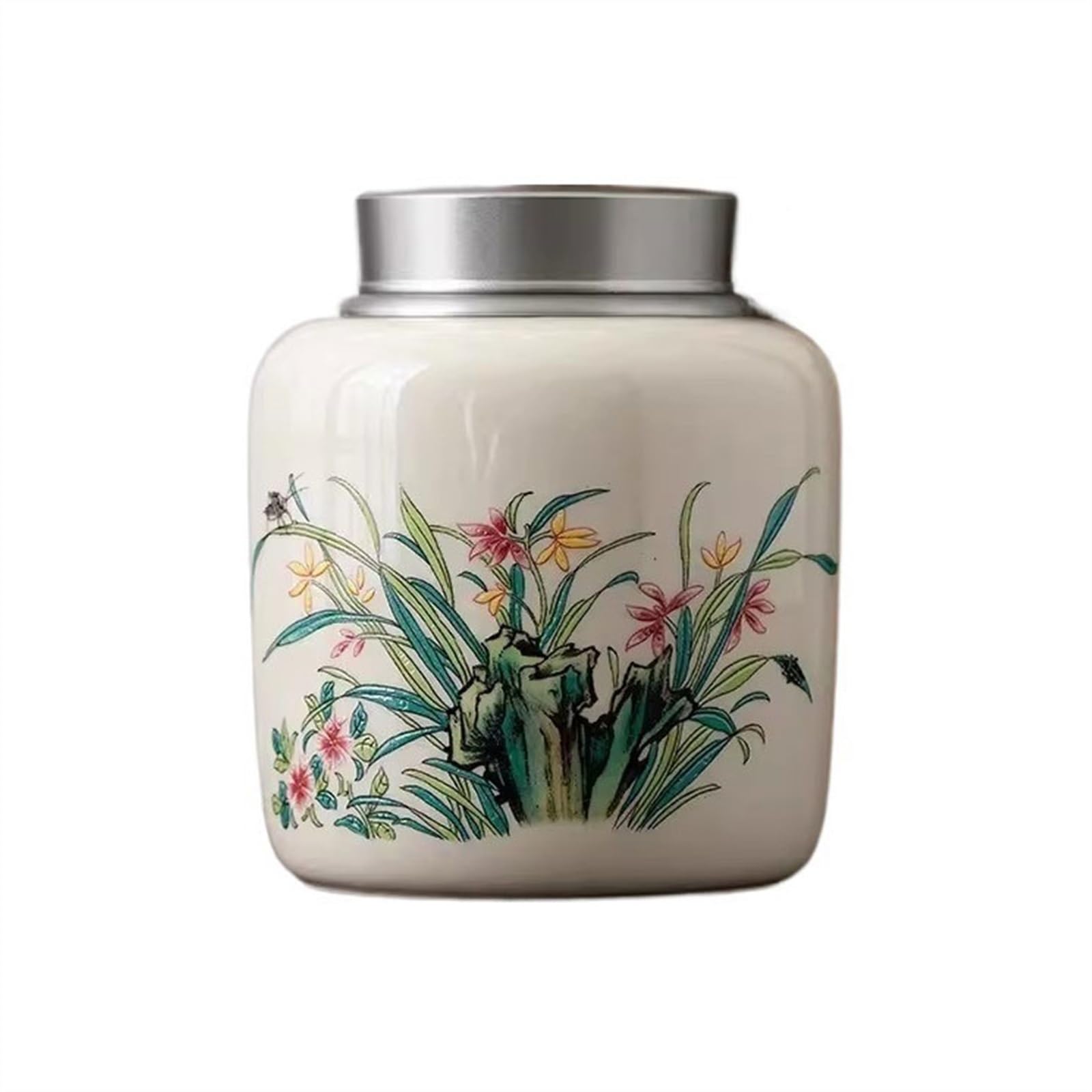 zhangrui1888 Tea Canister Sealed Canisters Tea Kitchen Storage Sugar Upscale Portable Small Size Travel Tea Storage