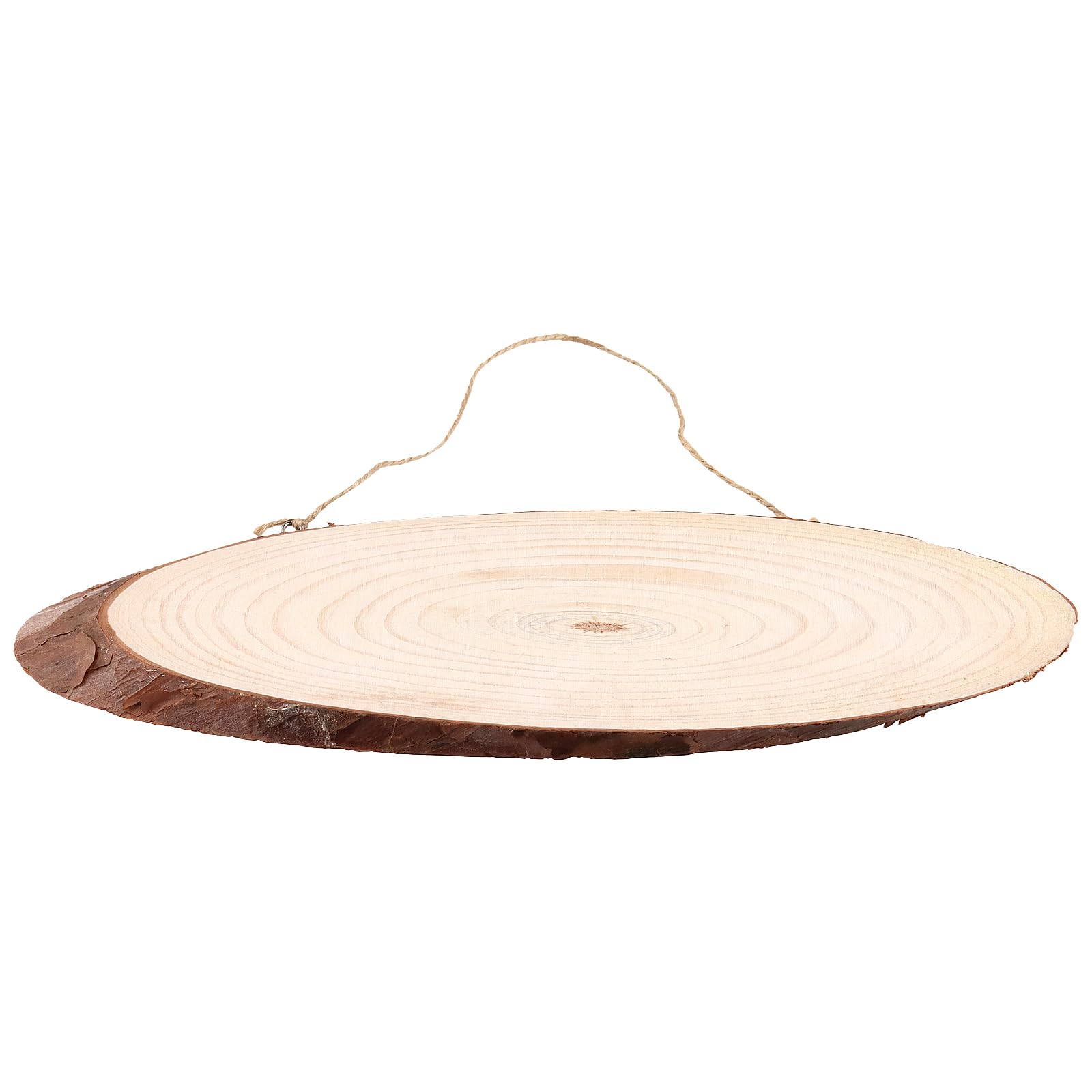 FUNSUEI 10 dischi ovali in legno, diametro 30 cm, forma ovale, dischi di legno incompiuti per fai da te