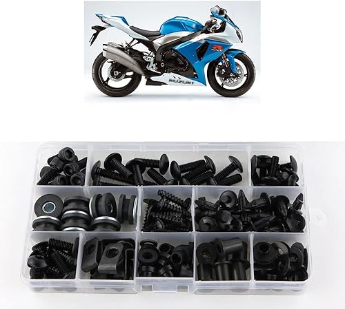 Xitomer Kit completo de pernos de carenado, apto para GSXR1000 2009 2010 2011 2012 2013 2014 2015 2016 K9, kits de montaje arandelas tuercas