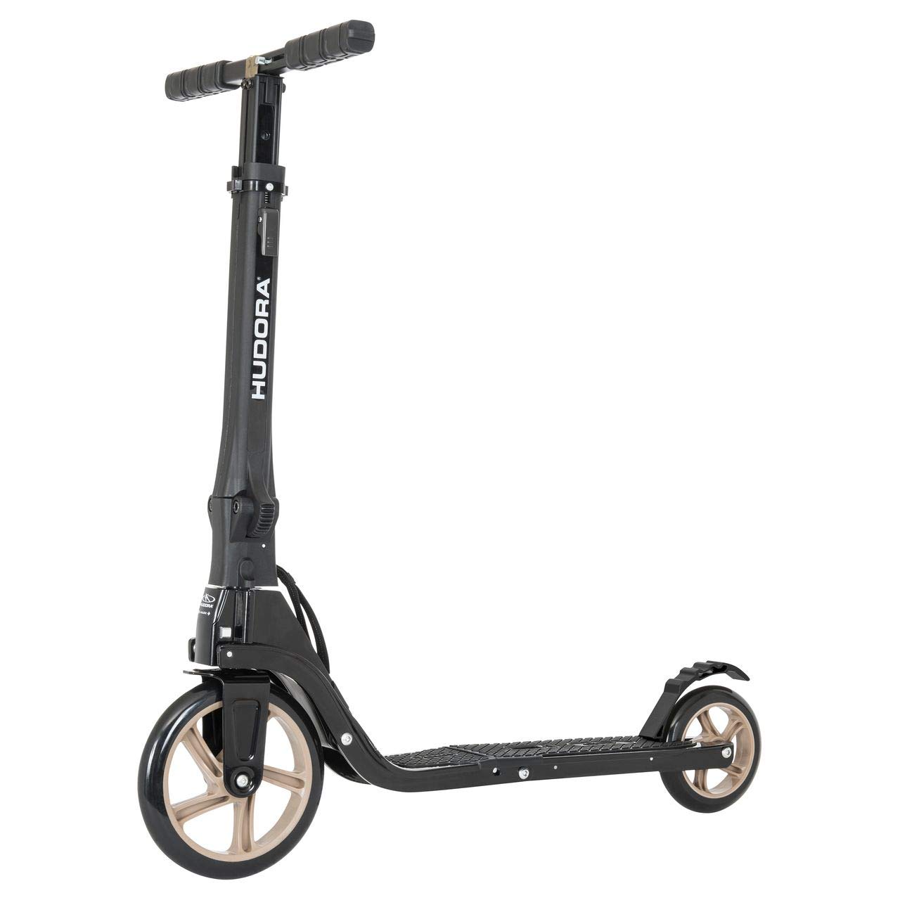 Hudora Tour Scooter 200 - Big Wheel Scooter Foldable to Backpack Size - Folding Scooter with Backpack
