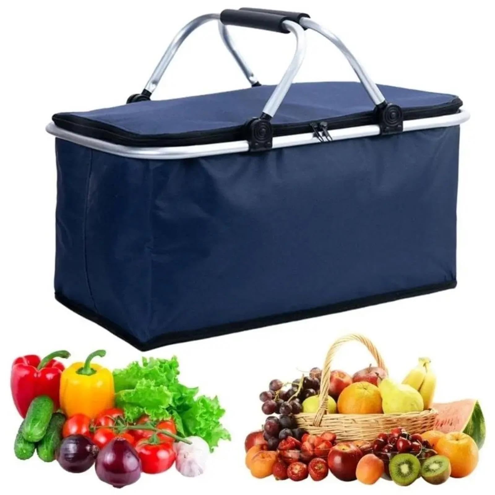 Cesta Picnic Bolsa de Picnic más Fresca con Aislamiento 30 litros