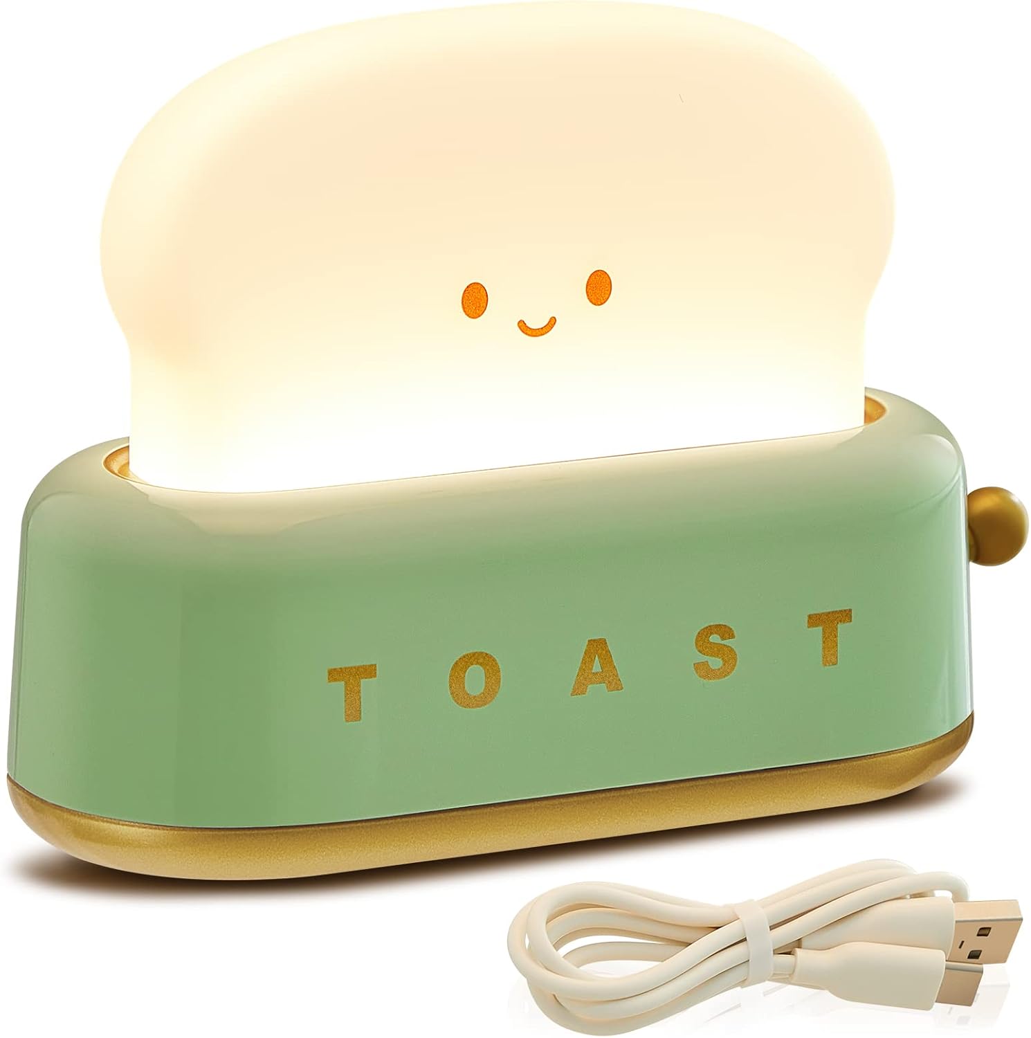 Amylove Toaster Lamp Cute Toast Night Lamp Mini Lamp Night Light Lamp