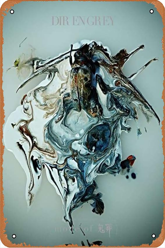 Dir en grey - Tour 16-17 From Depression To [Mode Of Kisou] Movie Poster Home Wall Art Decoration Retro Metal Tin Sign 8x12 inch