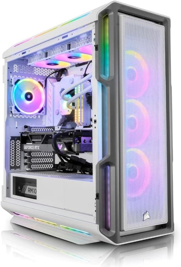 AWD-IT Gaming PC: AMD Ryzen 9 5900X CPU | NVIDIA GeForce RTX 4080 | 32GB 3200MHz LPX | ASUS B550 Plus | 1TB gen4 NVME | Corsair iCue 5000T White | Windows 11