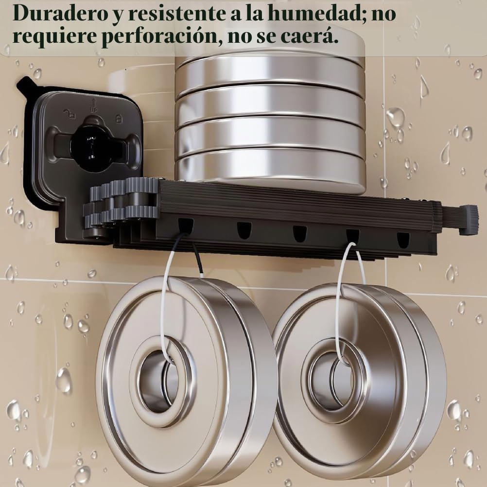 Genérico Cortina de Ducha Plegable Antimoho con Barra En Forma de L/U Y Ventosa, Cortina de Ducha Sin Taladro, Tejido de Lino, Impermeable Y Lavable para Duchas de Esquina,Dark Gray,2 Folds