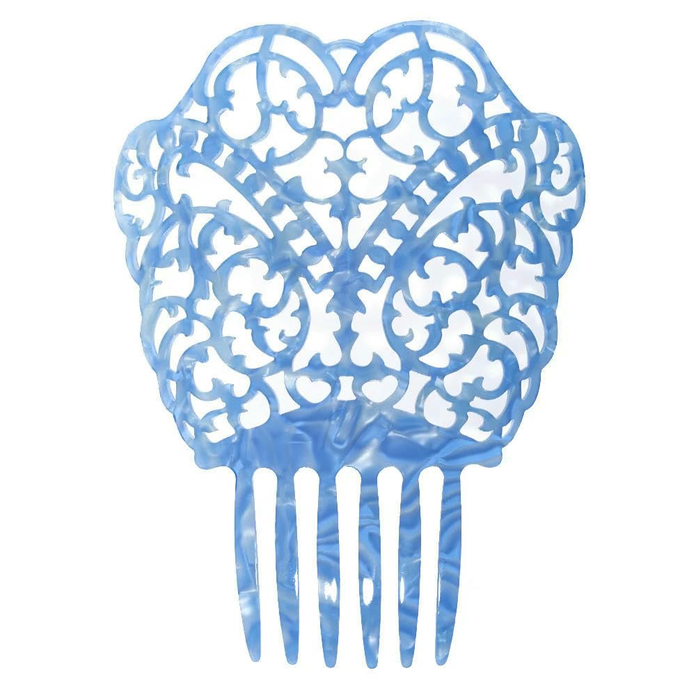 ZBDP - Peines para el cabello, accesorios para el cabello de acetato colorido, concha de tortuga sintética, pinzas para el pelo, para bailarinas de flamenco, tocados