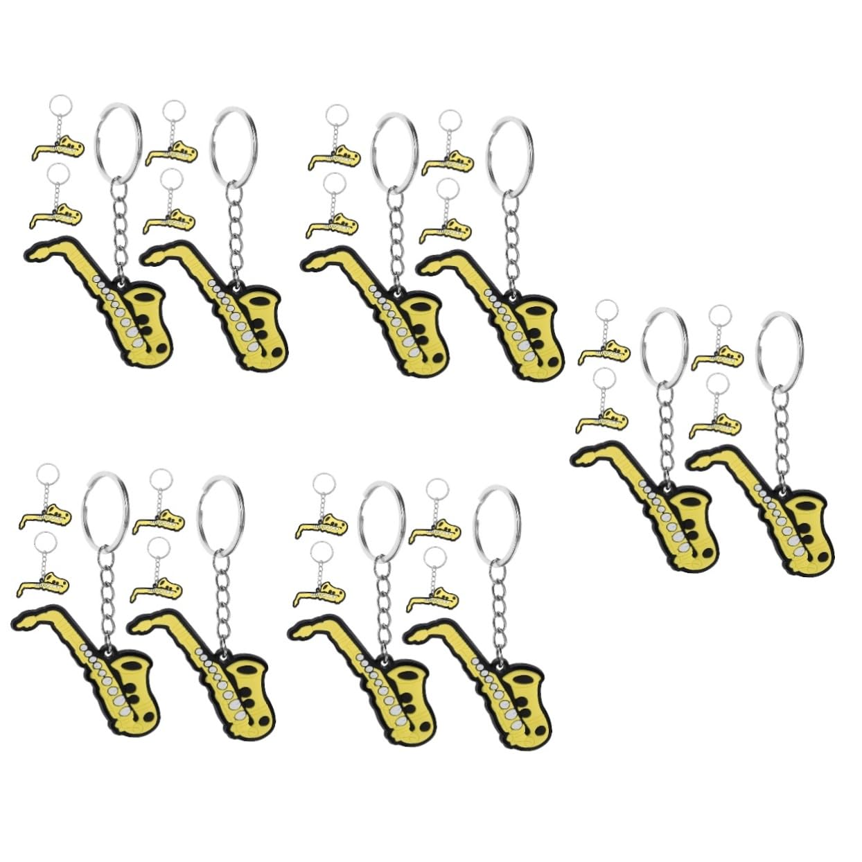 ibasenice Pezzi Fascini Di Strumenti Musicali Strumento Portachiavi Pendente Stile Musicale Catena Chiave Portachiavi Per Gli Uomini Chiave Del Pendente Della Catena Anello