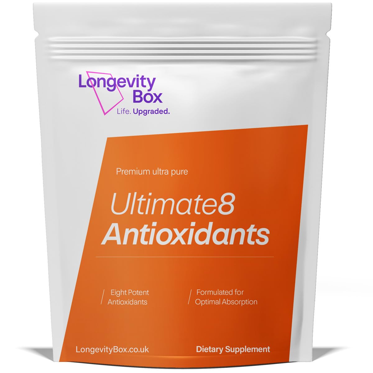 Ultimate8 Antioxidants – Premium Antioxidant-Komplex mit 8 Inhaltsstoffen – N-Acetyl-L-Cystein, Q10, R-Alpha-Liponsäure, Lutein & mehr – Hohe Reinheit & optimale Aufnahme – 60 Kapseln