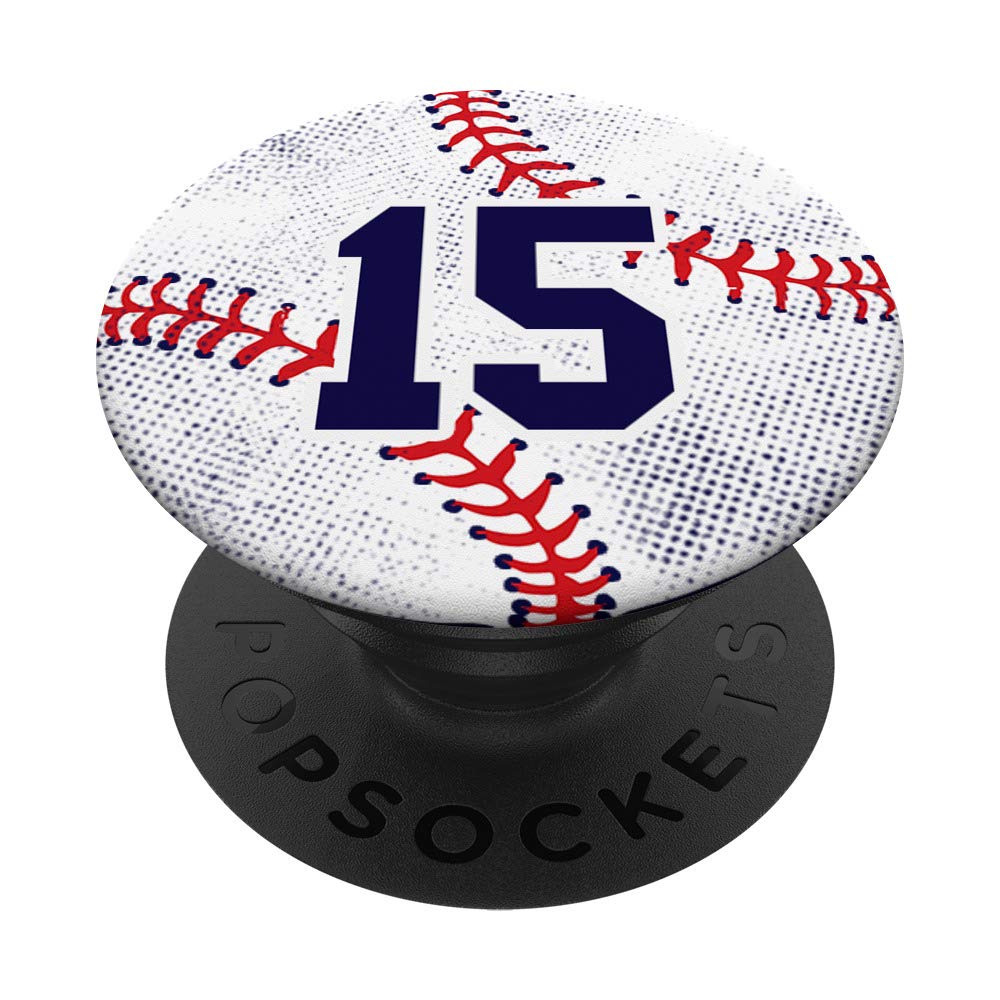 Amazon.com: Baseball Number 15 Player Uniform 15th Birthday Blue