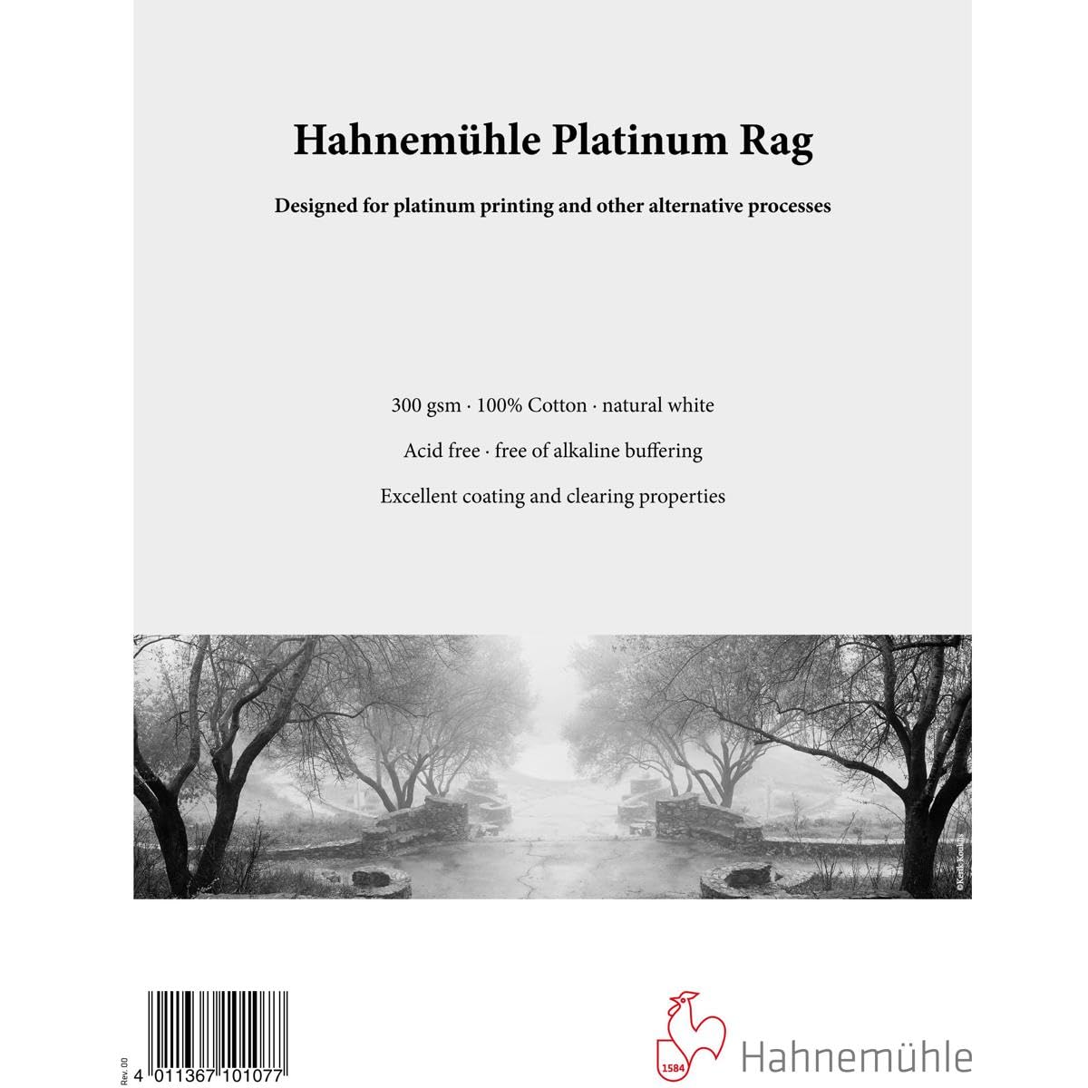 Hahnemühle Platinum Rag 11 x 15 inches 25 sheets for platinum and alternative processes