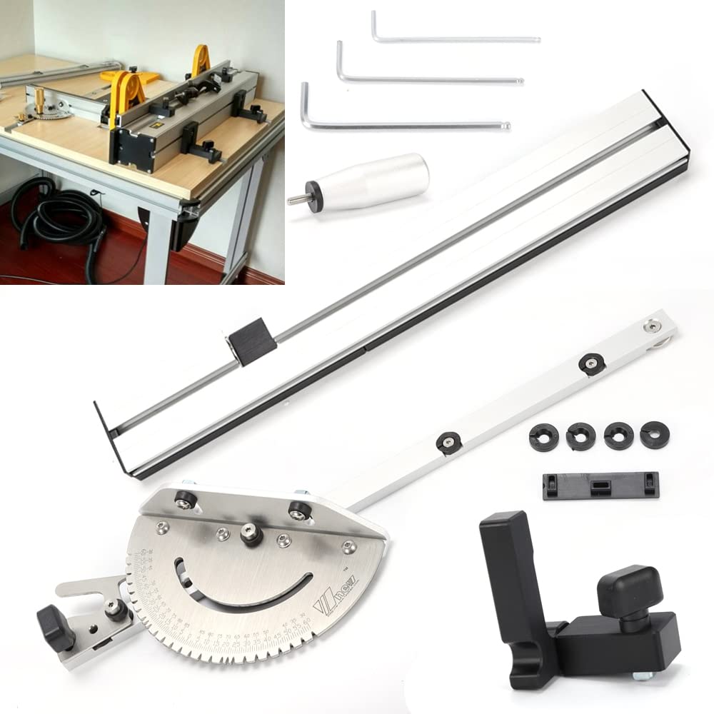 Herramienta profesional para carpintería de precisión, herramienta de ingletes de calibre medio, kit de jiga ajustable de 450 mm