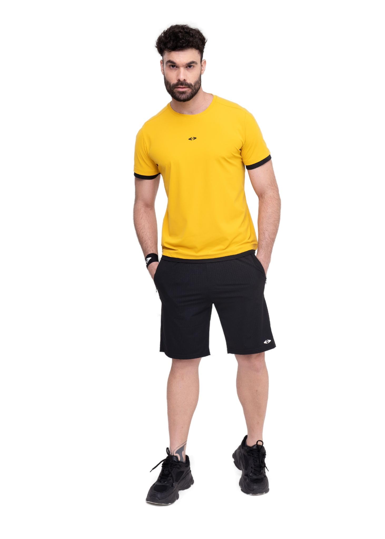 STRCH Active Wear Shorts | Men's Nylon Regular Fit | Lightweight Workout & Gym Wear | Active Assets for Men-image-24