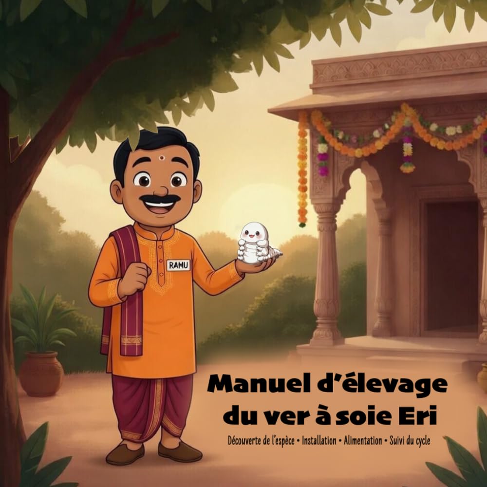 Manuel d’élevage du ver à soie Eri: Découverte de l’espèce • Installation • Alimentation • Suivi du cycle