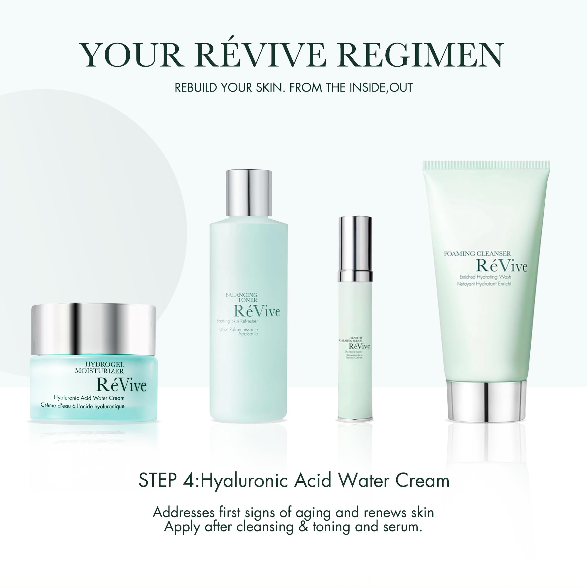 RéVive Hydrogel Daily Face Moisturizer - Lightweight Water Cream & Peptide Moisturizer - Anti Aging Skin Care to Help Prevent Future Signs of Aging, Improve Fine Lines & Boost Skin Radiance (1.7 Oz)