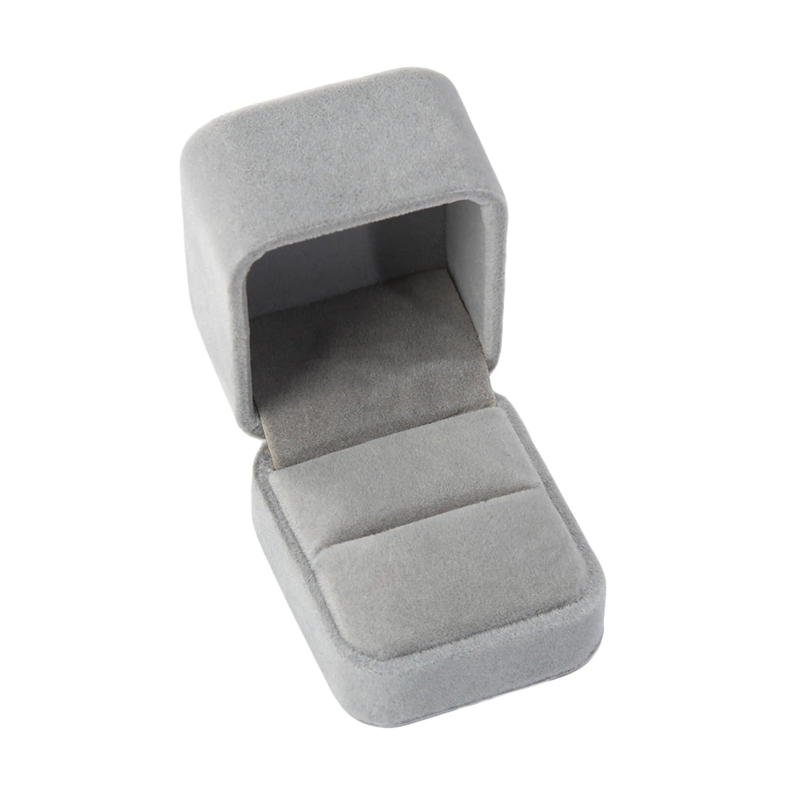 matumou Faux Velvet Presentation Gift Jewellery Ring Necklace Bracelet Display Box Case