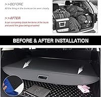 Vista 261 de Powerty Cubierta de Carga para Accesorios Kia Sportage 2023-2025 2026, Textura de Lona Cubierta Retráctil para Maletero Trasero de Carga de Equipaje