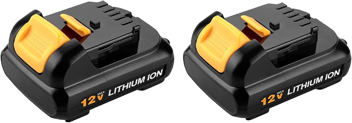 DCB120 2Pack 4.0Ah 12v Battery Replacement for DeWalt 12v Max Battery DCB121 DCB123 DCB122 DCB124 DCB125 DCB127