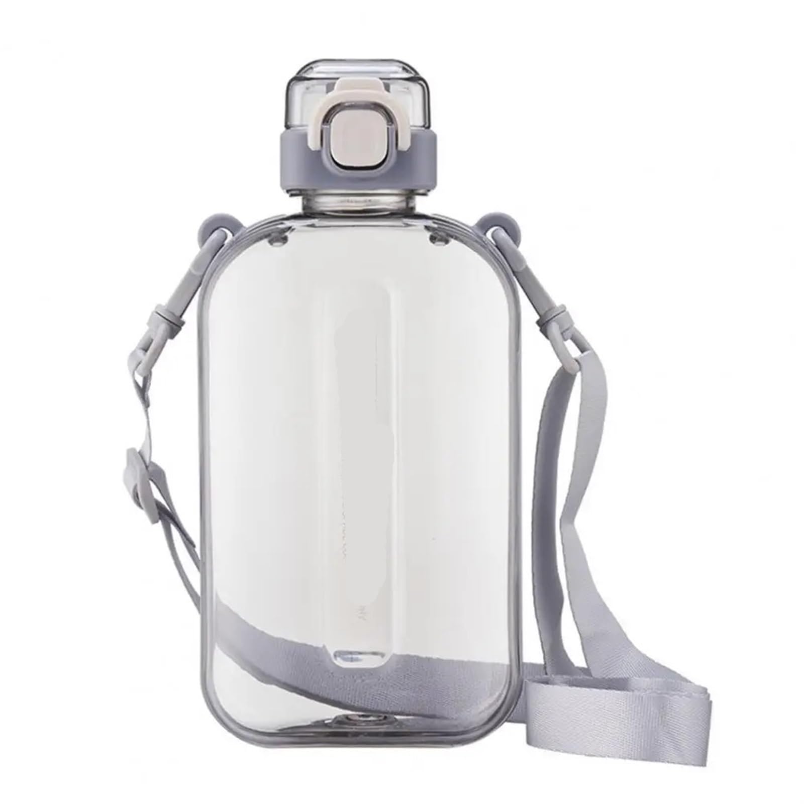 QuxetlRyz Sports Water Bottle Sports Water Bottle 750ml Leak-proof BPA-Free Plastic Cup Drinkware Outdoor Travel Kettle For Camping Cycling(Grey)