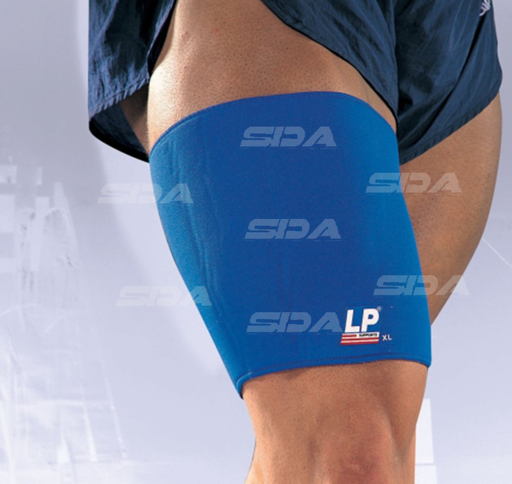 Buy SDA Neoprene THIGH SUPPORT Quadriceps Brace Pulled Hamstring Injury Compression Sleeve by LP