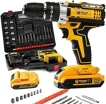 Multi-functional electric tool set, rechargeable multi-purpose electric hammer drill, speed control, torque adjustment, lightweight drill, suitable for household repairs, impact drill set