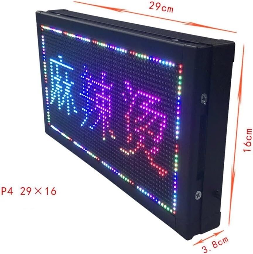 Pantalla pequeña LED a todo color señalización programable exterior para comercio 2