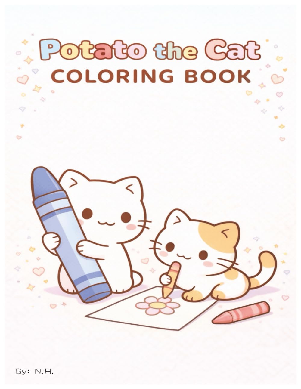 Potato the Cat Coloring Book: Adorable coloring pages featuring Potato the Cat