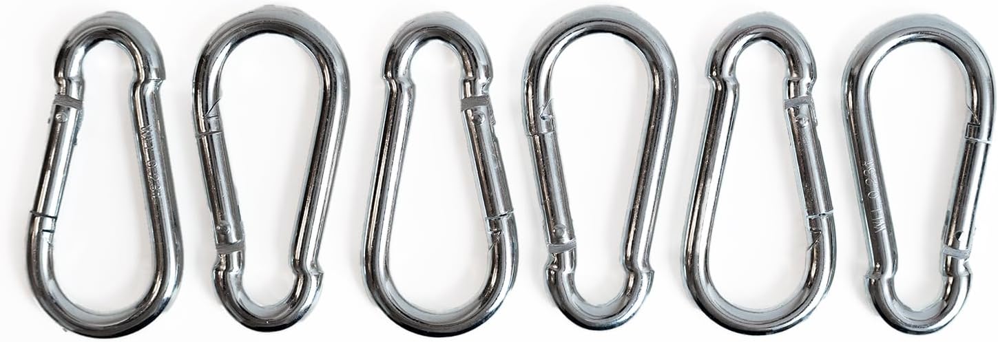 Chinchilla® Snap Hooks | DIN 5299 Stainless | Robust snap Hooks, Key Rings | Ideal for Various Applications | Electro-galvanised