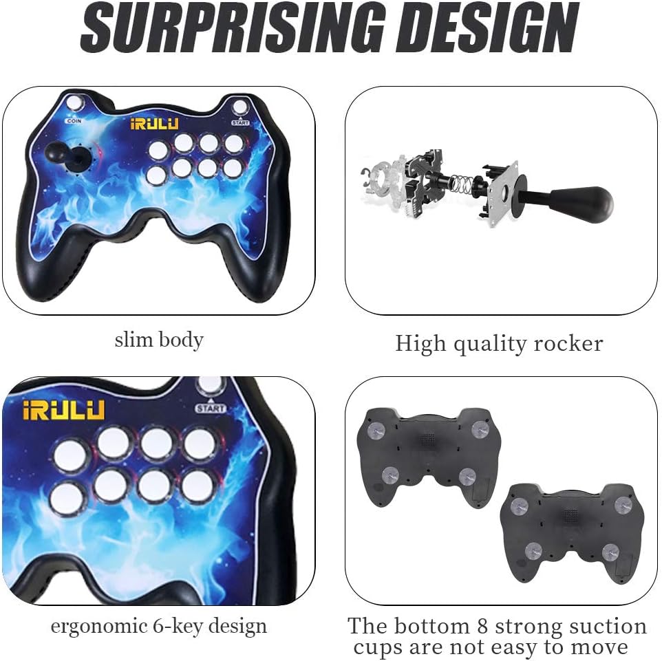 iRULU 3399 Arcade Game Machine,New Seperate Family Pandora's Box Multiplayer Joystick Buttons Arcade Video Game for Home with 16 3D Classic Video Game,Newest System,Advanced CPU,Compatible HDMI,VGA 10 image 5