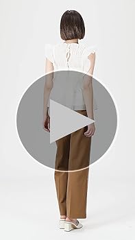 Amazon | [フレイ アイディー] オーガンザフリルシャーリング