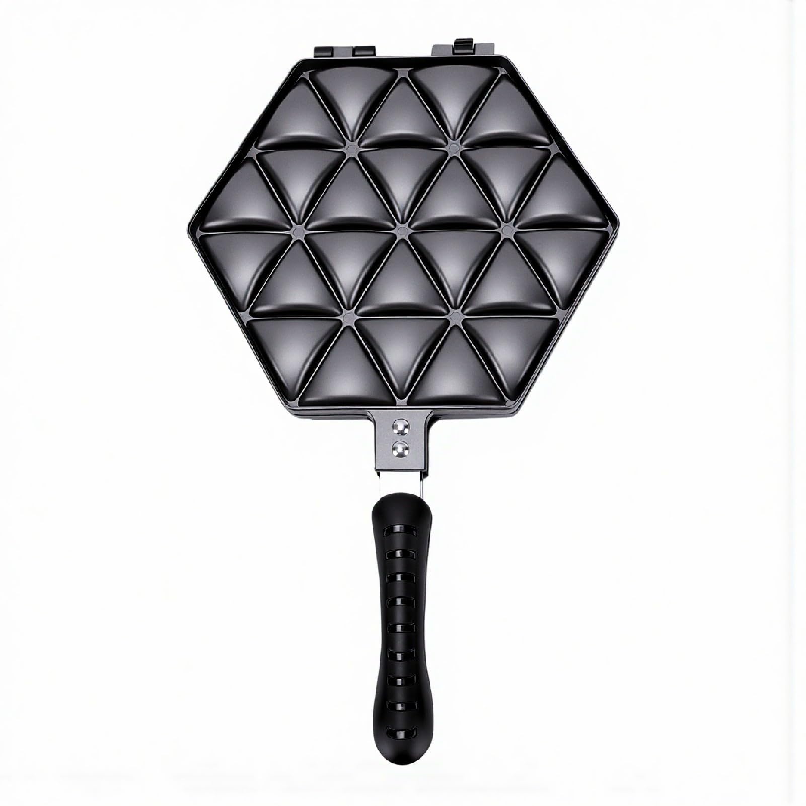 Asixxsix Sartén antiadherente de aluminio para samosas, 26 cm | varias a la vez, voltea fácilmente, calienta de manera rápida y uniforme, ideal para fiestas en casa, para pasteles