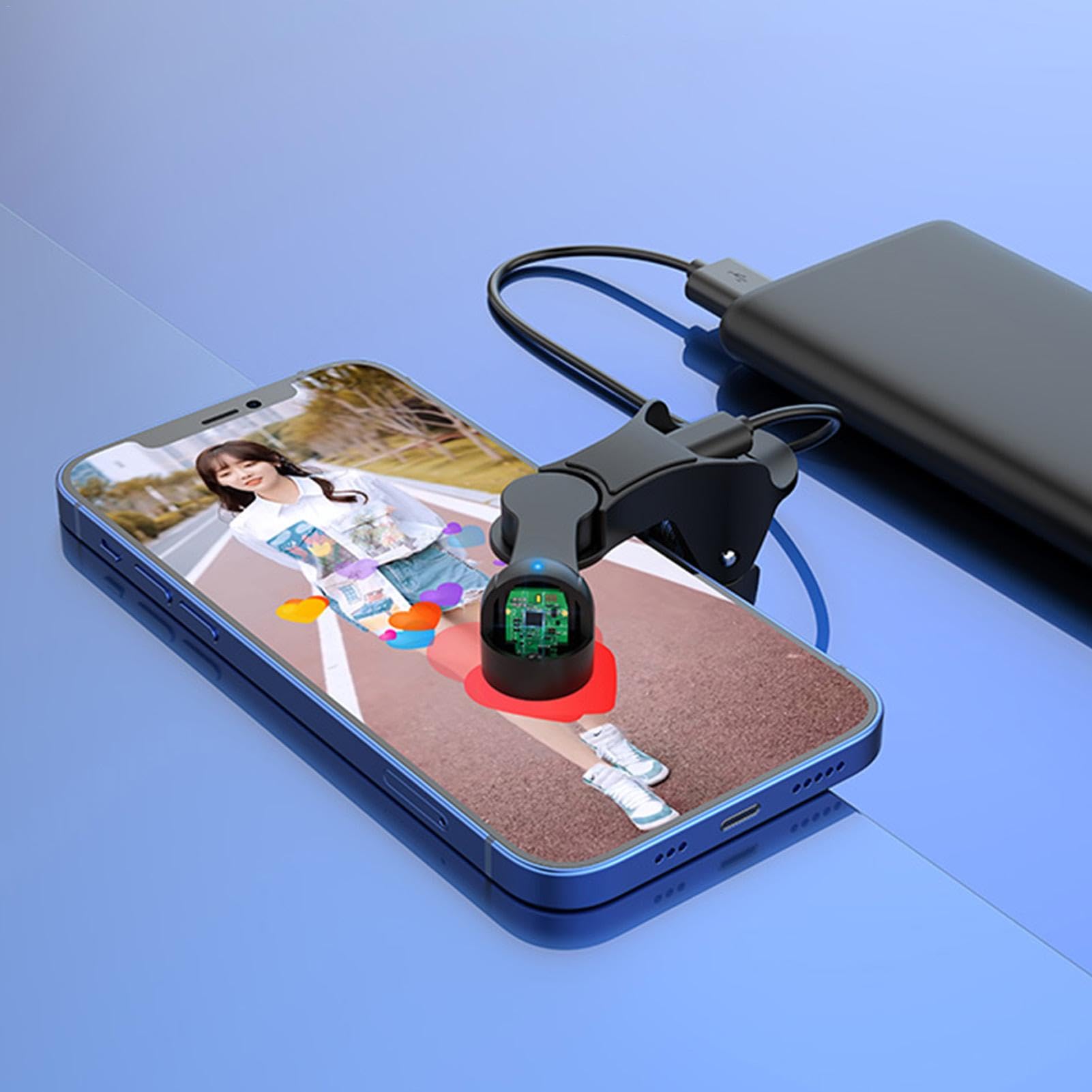 Simulé Finger Clicker pour Jeu - Clicker Automatique pour Téléphone | Outil D'automatisation D'écran Tactile Pour Jeux Et Diffusions En Direct, Clicker automatique d'écran pour smartphone applications