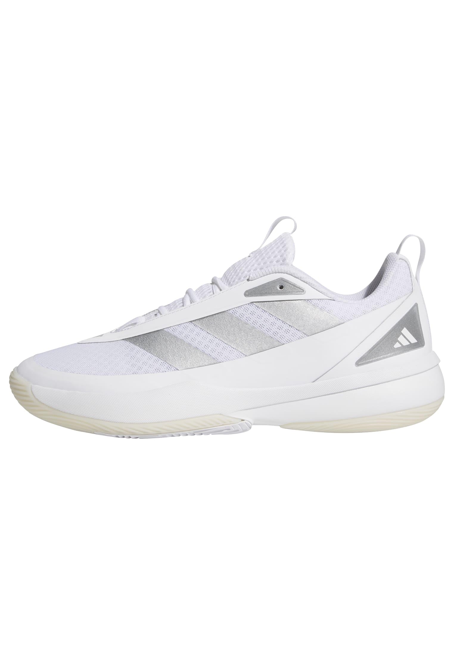 adidas Unisex Front Court Shoes, FTWR White/Silver met./FTWR White, 48 2/3 EU