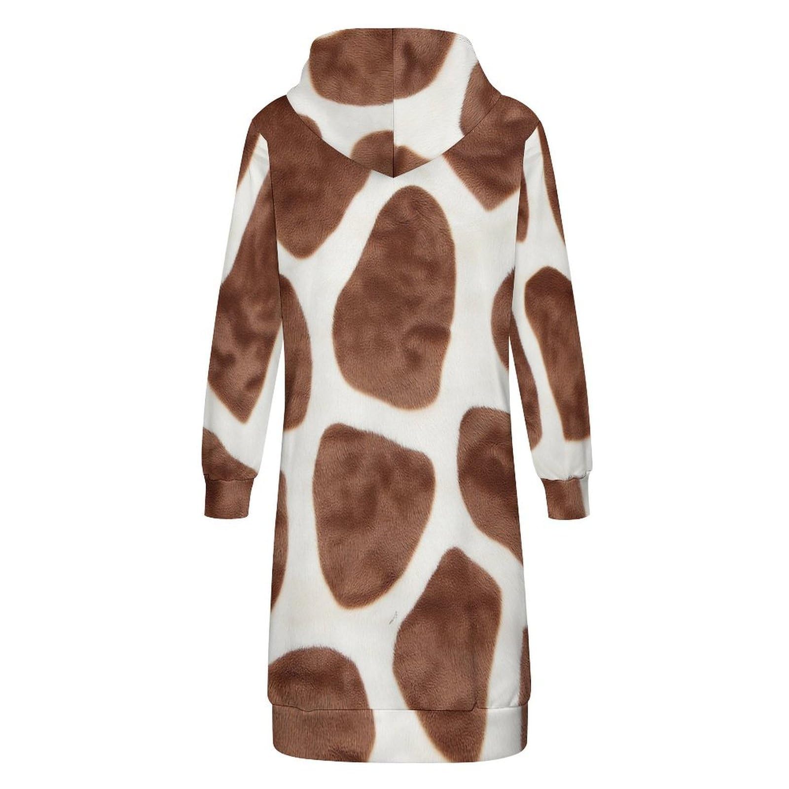 Sweat-Shirts à Capuche pour Femmes, à Pois Marron, Manches Longues, Doux, Confortables et décontractés, avec Poches