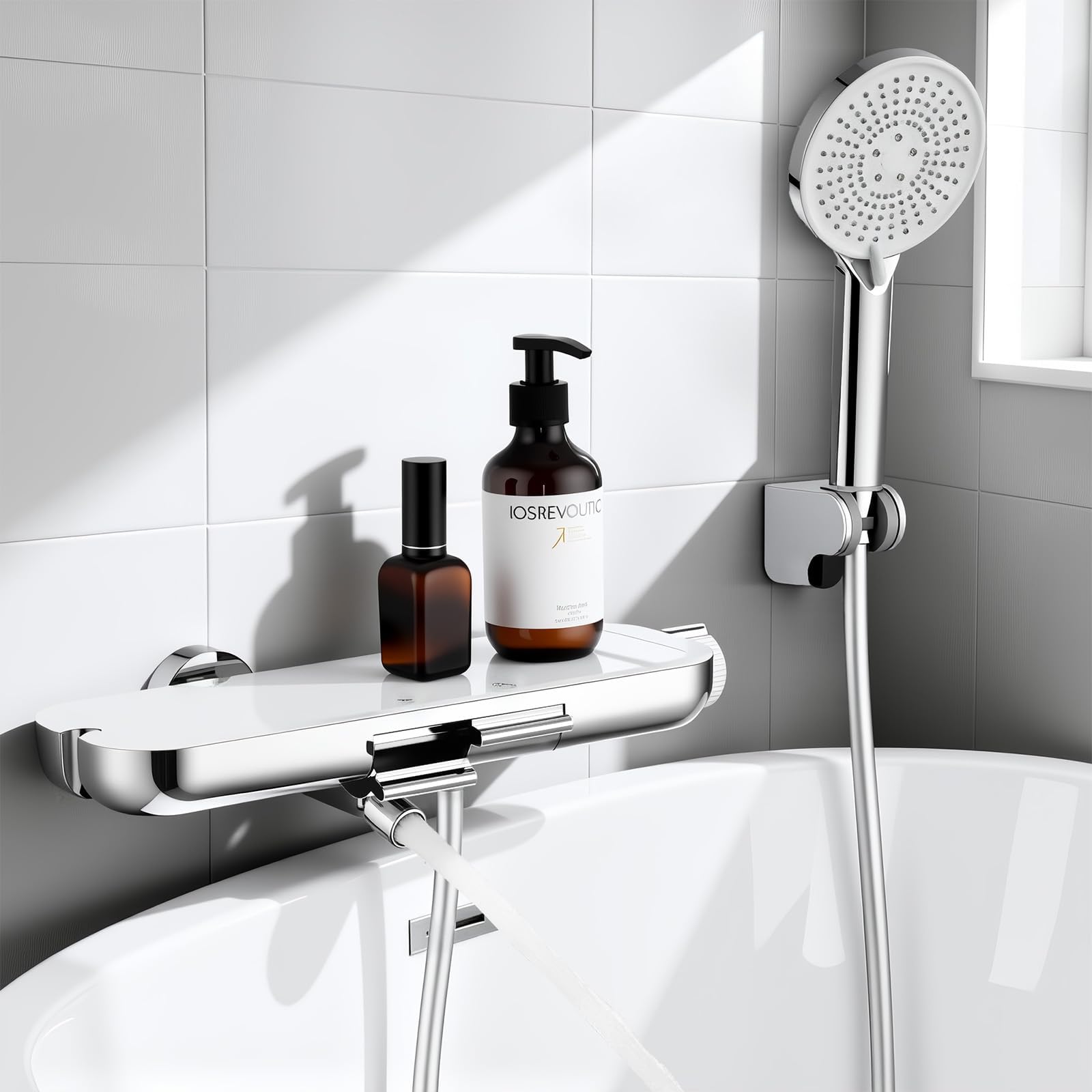HOMELODY Bathtub Faucet with Hand Shower