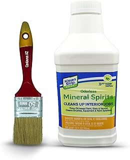 Klean Strip Green Odorless Mineral Spirits, Paintbrush cleaner, Remove chalk paint from Rollers, Spray Guns, Equipment, To...