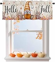 Vista 13 de Cenefa de cortina verde azulado turquesa para ventanas, sala de estar, cocina, baño, granja, tablero de madera rústica, verde y marrón, con bolsillo