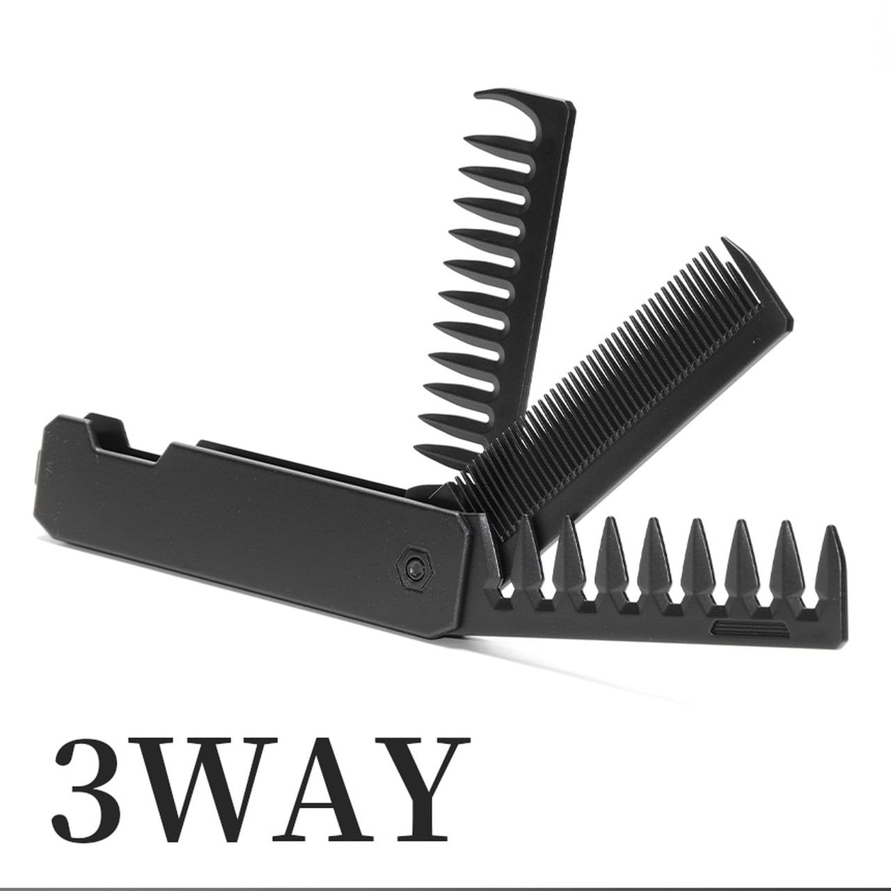 Amazon | Goods Land 【 3WAY 】 折りたたみ コーム ヘアケア メンズ
