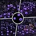 2PACK Scary Eyeballs Solar Garden Light Halloween Decorations Outdoor,Swaying Firefly with 12LED Purple Spooky Eyes Lights-Waterproof Ornaments Solar Halloween Lights for Lawn, Patio, Party Decor