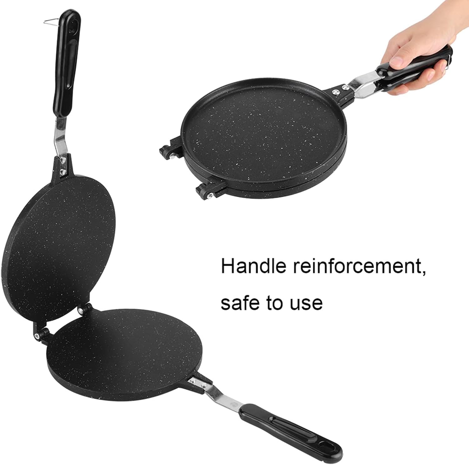 Padella Antiaderente per Crêpes E Involtini Primavera, Stampo Rotondo per Involtini Primavera, Stampo per Waffle, Accessori da Cucina per La Colazione
