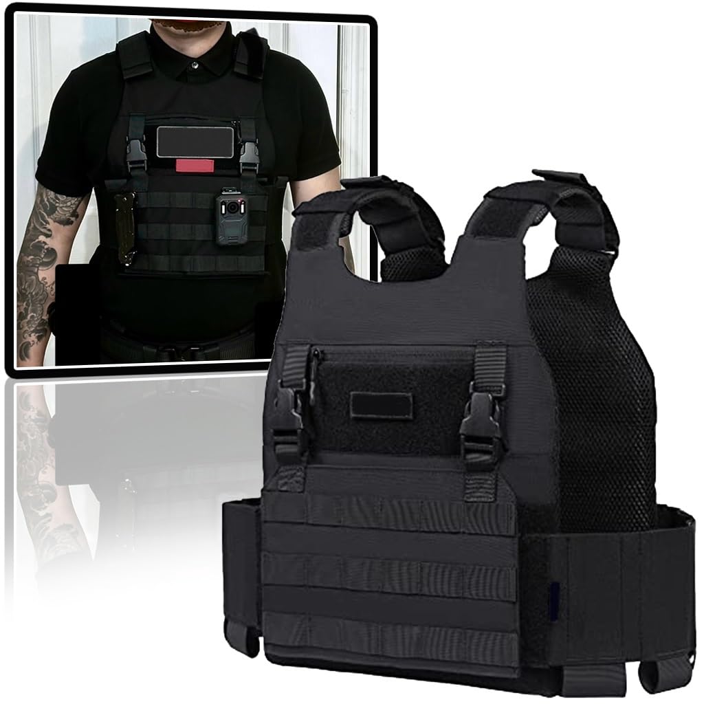 Gilet tactique discret nylon 800D WLXW réglable et résistant pour l'airsoft de couleur tan