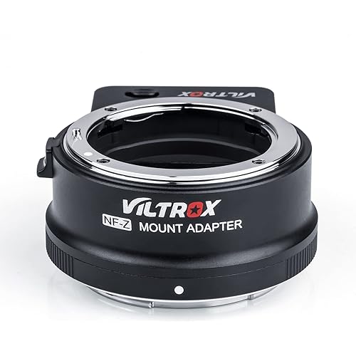 VILTROX NF-Z Auto Focus FTZ Lens Mount Adapter Converter Control Ring NF-Z Adapter Compatible with Nikon F Lens to Z Mount Nikon Mirrorless Camera Z50 Z6 Z6II Z7 Z7II Zfc