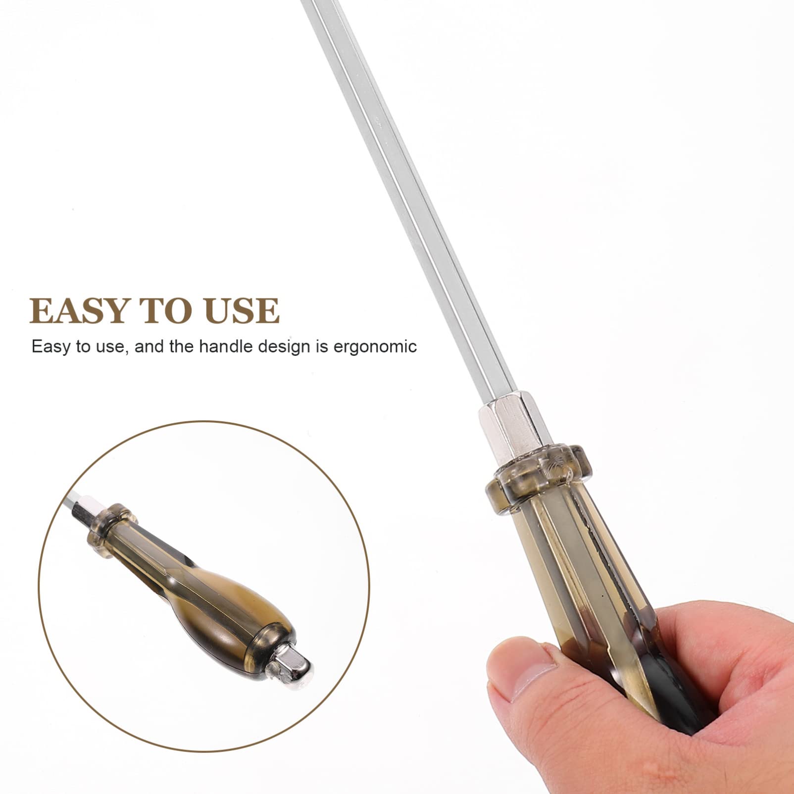 NUOBESTY 2 Set Cacciavite Magnetico Cacciavite A Cricchetto Testa Piatta Cacciaviti Avvitatore Strumento Di Riparazione Domestica Riparazione Silver 2 Pezzi * 2